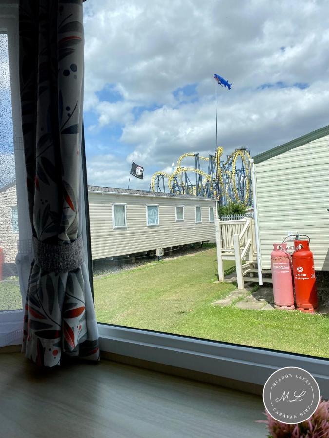 Coral Beach - Row 73 Van 2, Central Heating, Wifi, Bed Linen - Meadow Lakes Caravan & Lodge Hire Ingoldmells Exterior foto